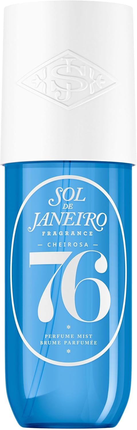 Front image: Sol de Janeiro Cheirosa 76 hair and body perfume mist spray bottle 240ml single pack