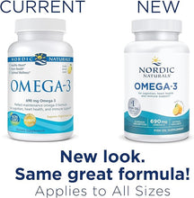Load image into Gallery viewer, Nordic Naturals Omega-3 690mg Dietary Supplement Softgels
