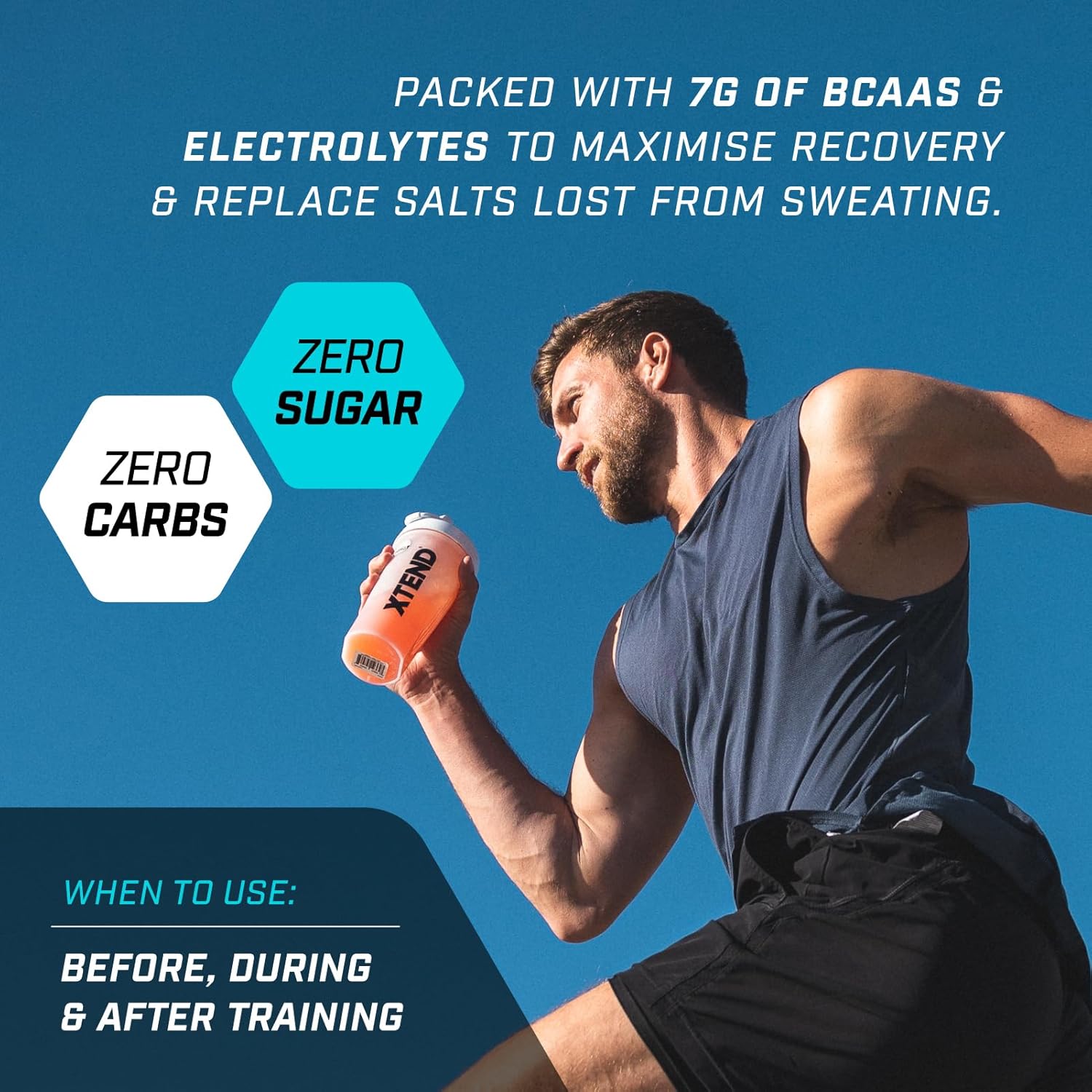 How to Use: XTEND Original BCAA Powder Smash Apple scoop mixing instructions tub powder 423g 30 servings