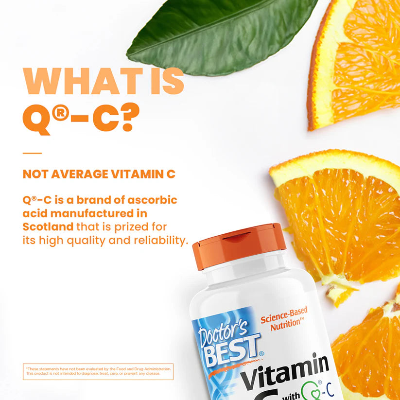 Doctor's Best Vitamin C with Q-C, 1,000 mg, 360 Veggie Caps