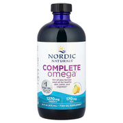 Nordic Naturals Complete Omega lemon liquid bottle, omega-3-6-9 blend 473ml