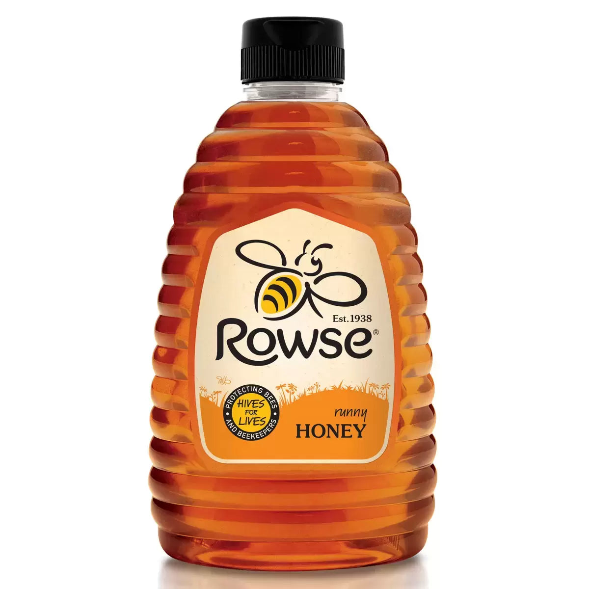 Rowse Clear Squeezy Honey plastic squeeze bottle 1.36kg