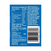 Skippy super chunk peanut butter ingredients label jar 1.13kg