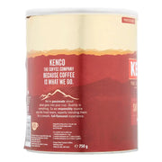 Kenco Smooth instant coffee granules ingredients label 750g tin