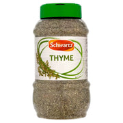 Front image: Schwartz Thyme dried herb pack 165g Mediterranean thyme seasoning