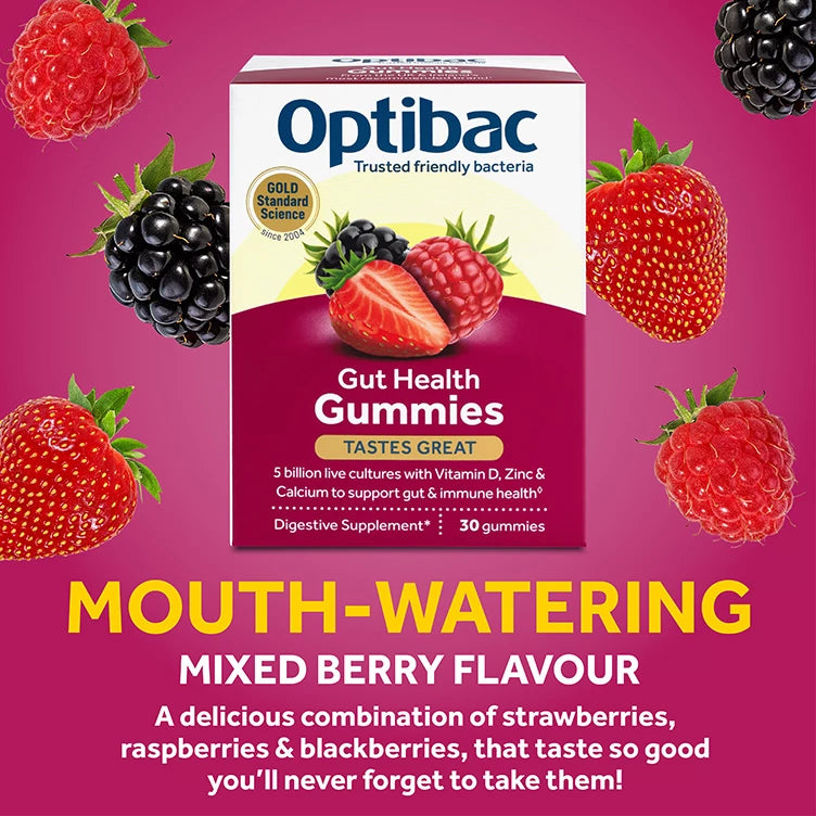 Optibac Probiotics Gut Health Gummies.