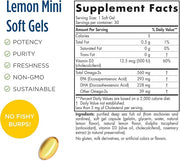 Supplement facts label for Nordic Naturals ultra-high potency omega one and D3 formula.