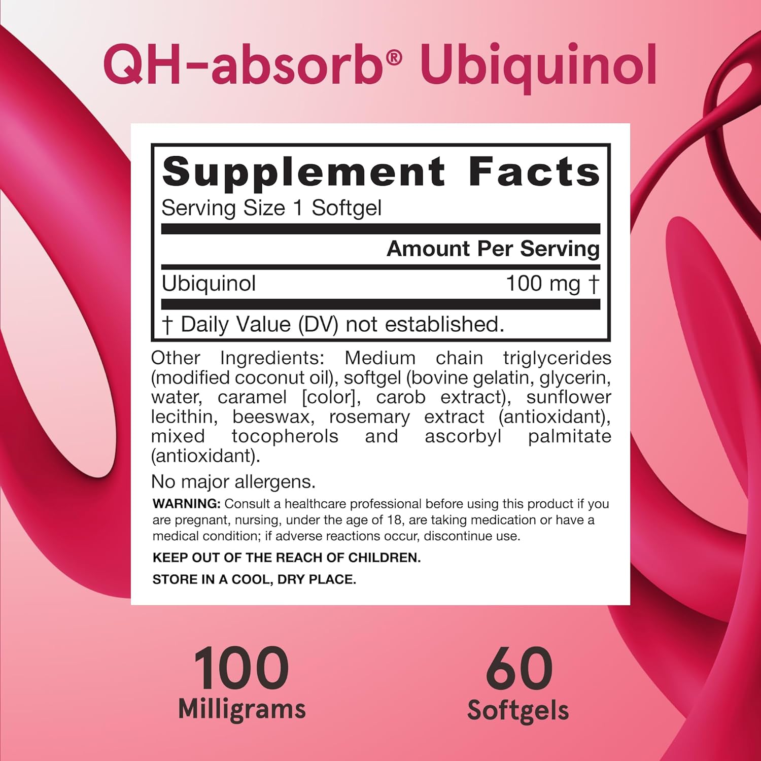 Jarrow Formulas Ubiquinol QH-absorb®  Max Absorption 100mg