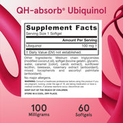 Jarrow Formulas QH-absorb  100 mg – 60-120 Softgels