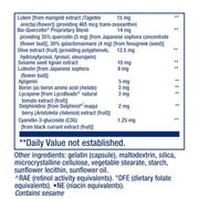 Supplement facts label for Life Extension Mix Without Copper formula showing ingredients.