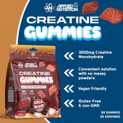 Applied Nutrition Creatine Gummies Cola Blast 3000mg - 80 Count