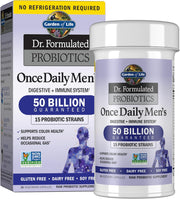 Garden of Life Dr. Formulated Probiotics Once Daily Men's bottle & box, 30 capsules.