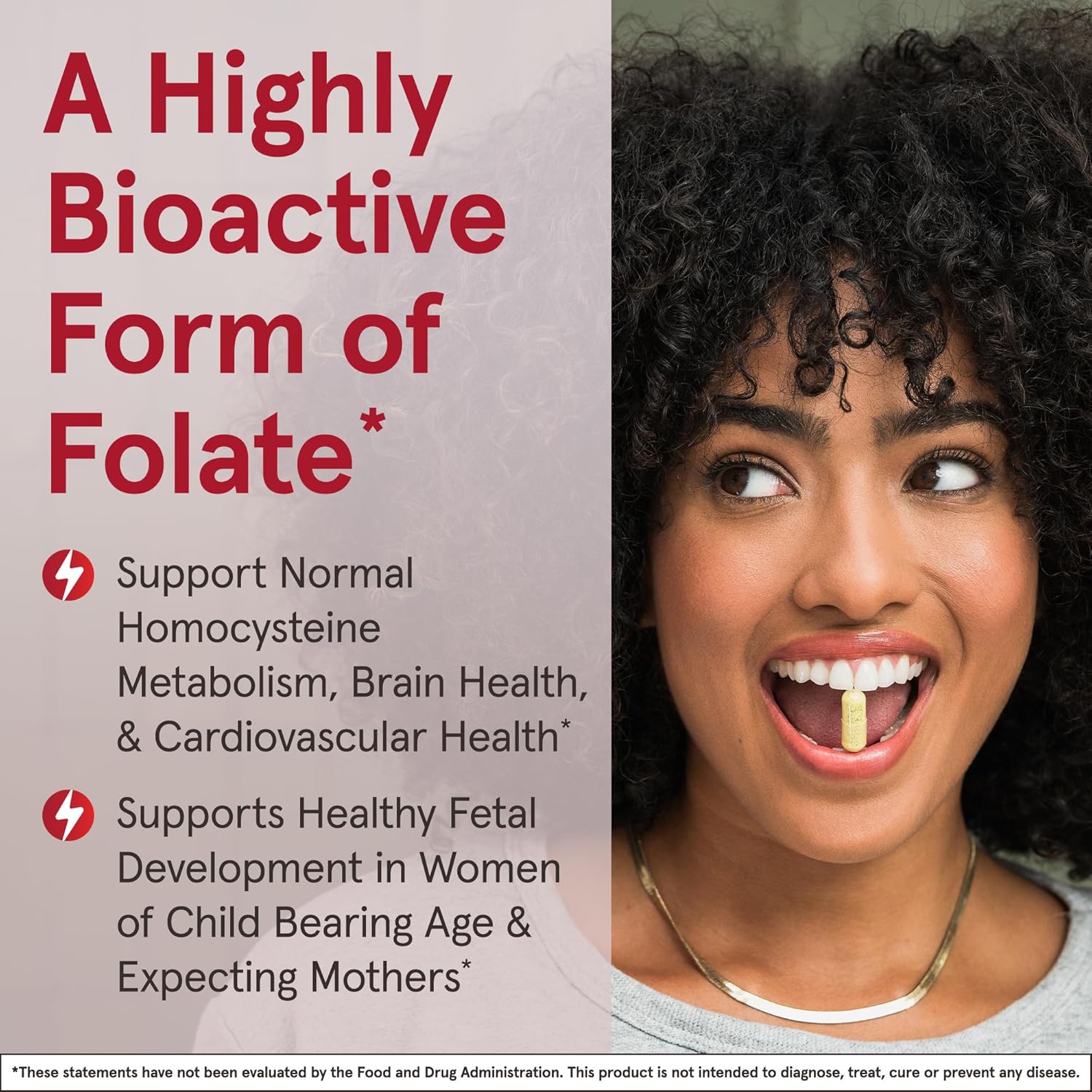 Jarrow Formulas Methyl Folate 400mcg veggie capsules daily use lifestyle 60 count