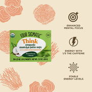 Four Sigmatic Think Organic Matcha Latte Mix with Lion’s Mane Mushrooms.