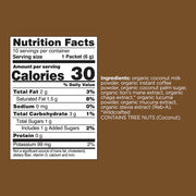 Ingredients and nutritional information for Four Sigmatic Coffee Latte Mix.