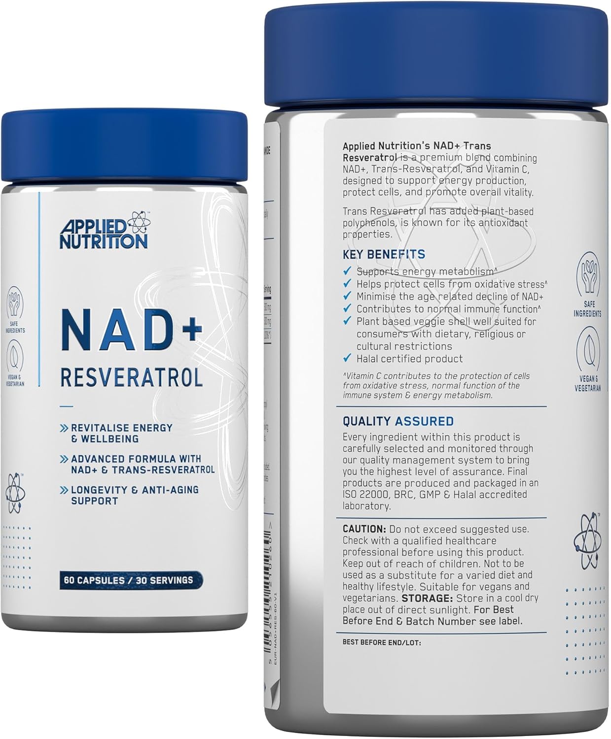 Supplement facts and health benefit statements.