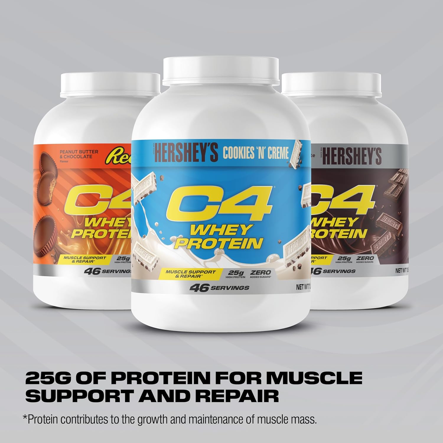 Cellucor C4 Whey Protein - Reese's Peanut Butter Chocolate - 1.7kg other variants.