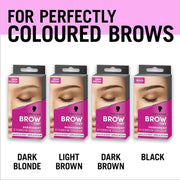 Schwarzkopf Brow Tint Dark Brown Permanent Eyebrow Tint Kit & other variants
