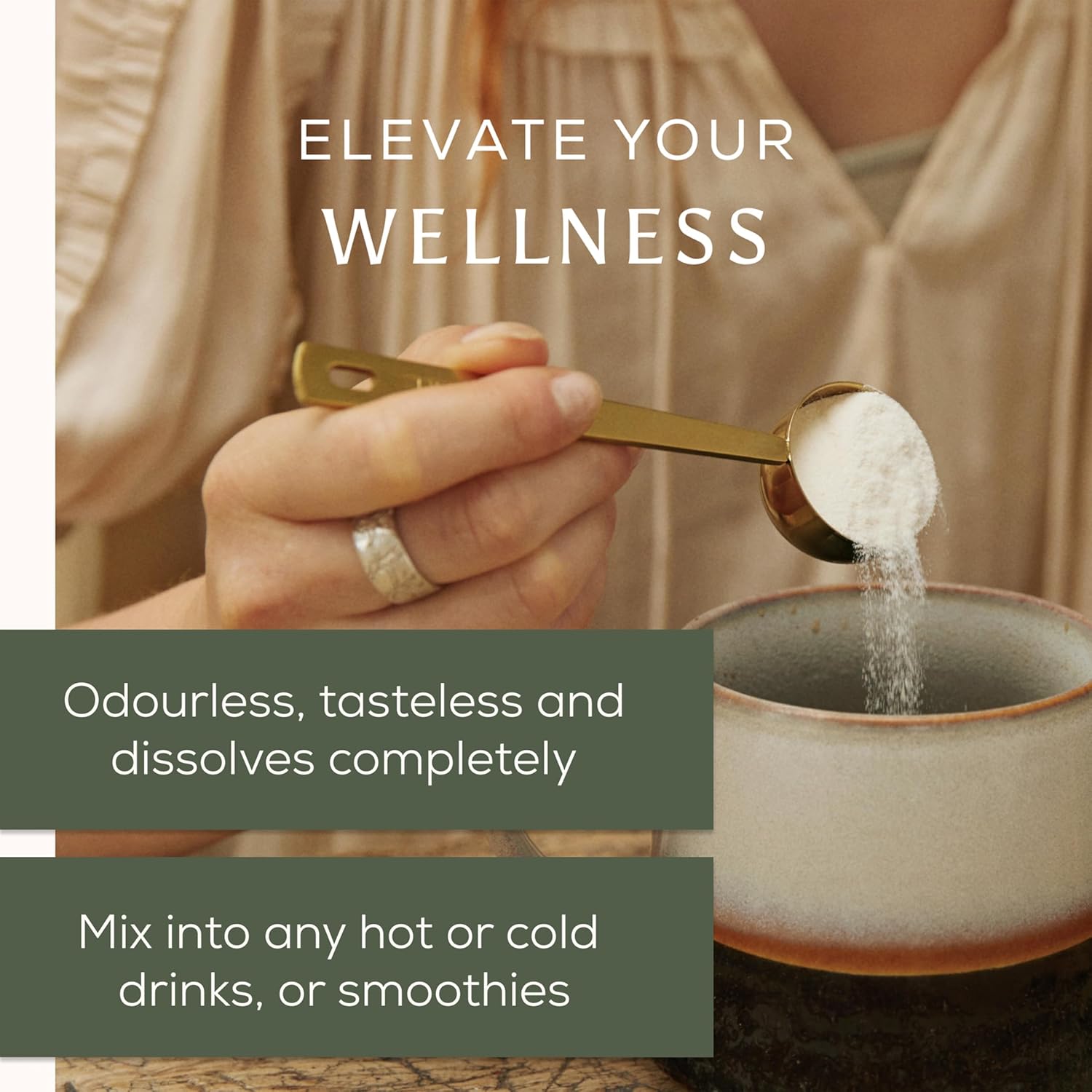 How to use Ancient + Brave True Collagen - Grass-Fed Bovine Collagen Powder, 200g