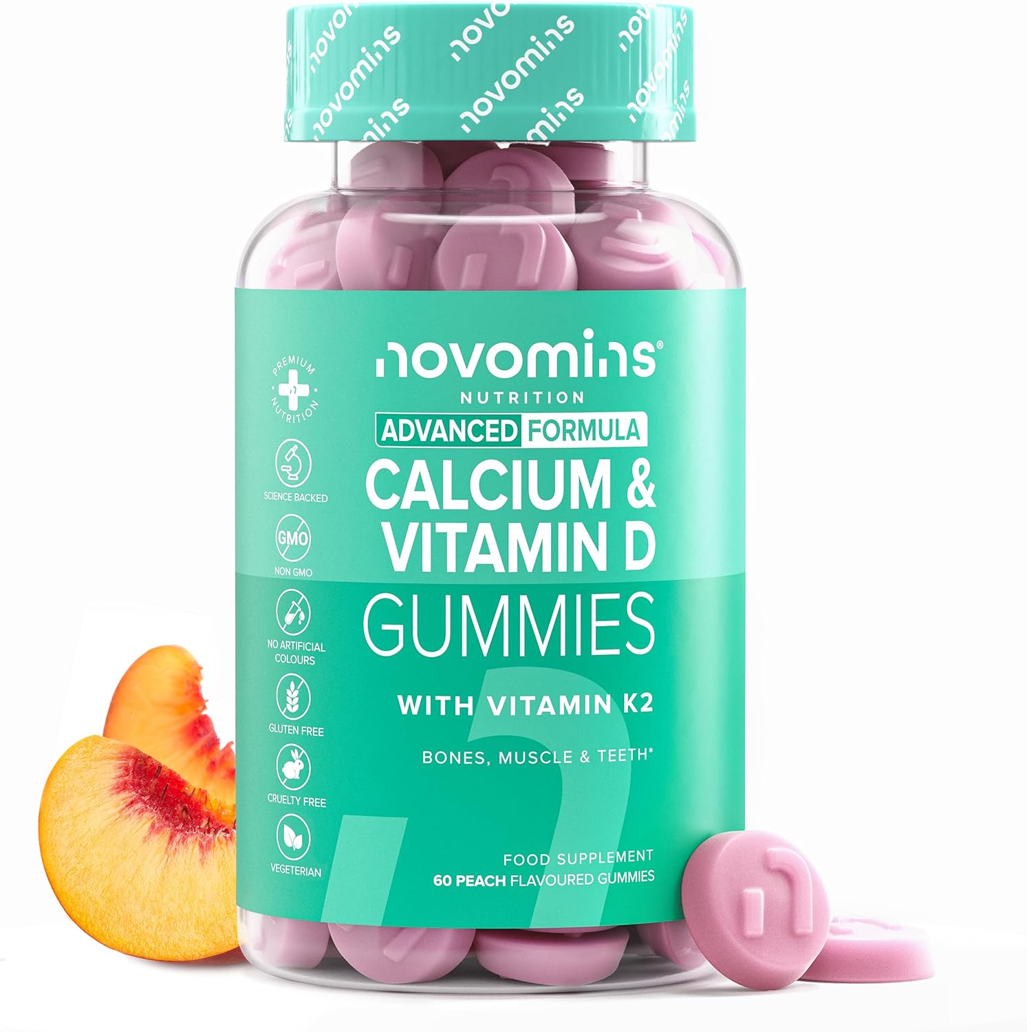 Novomins Nutrition Calcium & Vitamin D Gummies