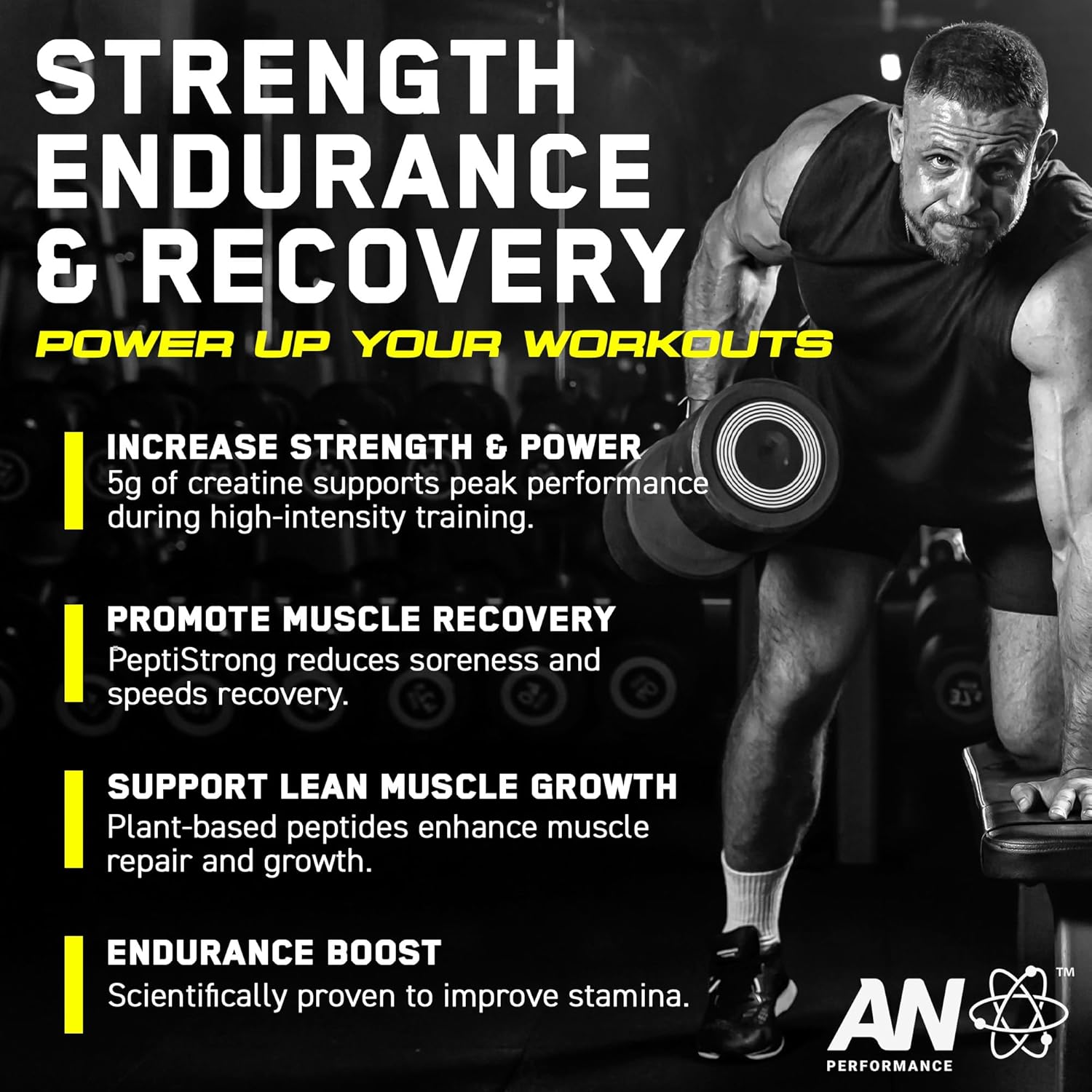 Applied Nutrition Creatine Monohydrate Peptide Powder Unflavoured