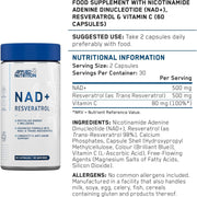 Supplement facts and health benefit statements.