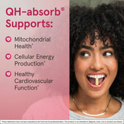 Lifestyle Image: Jarrow Formulas Ubiquinol QH-Absorb 200mg softgels daily use lifestyle