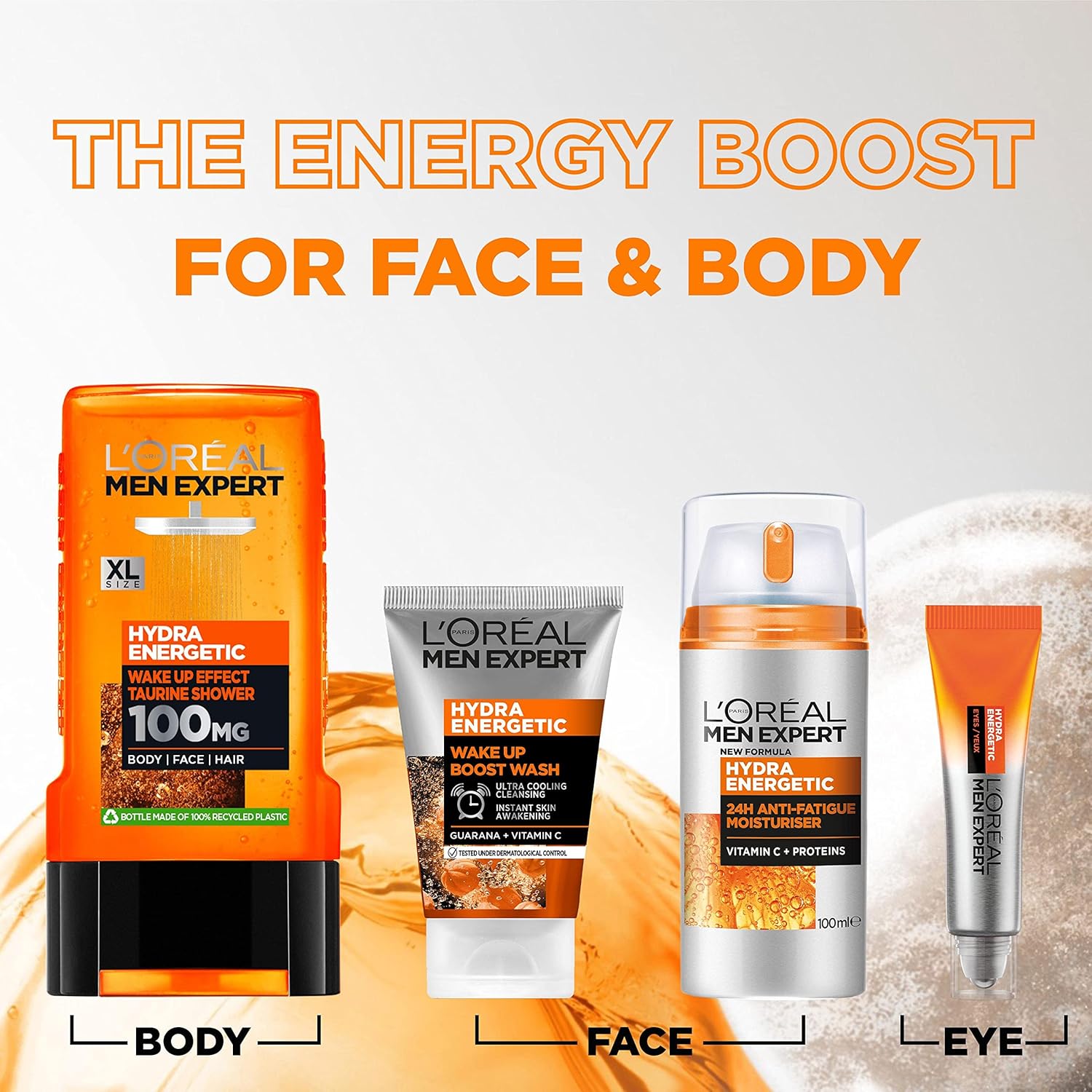 L'Oréal Men Expert Hydra Energetic Anti-Fatigue Moisturiser Energy Boost for face & body