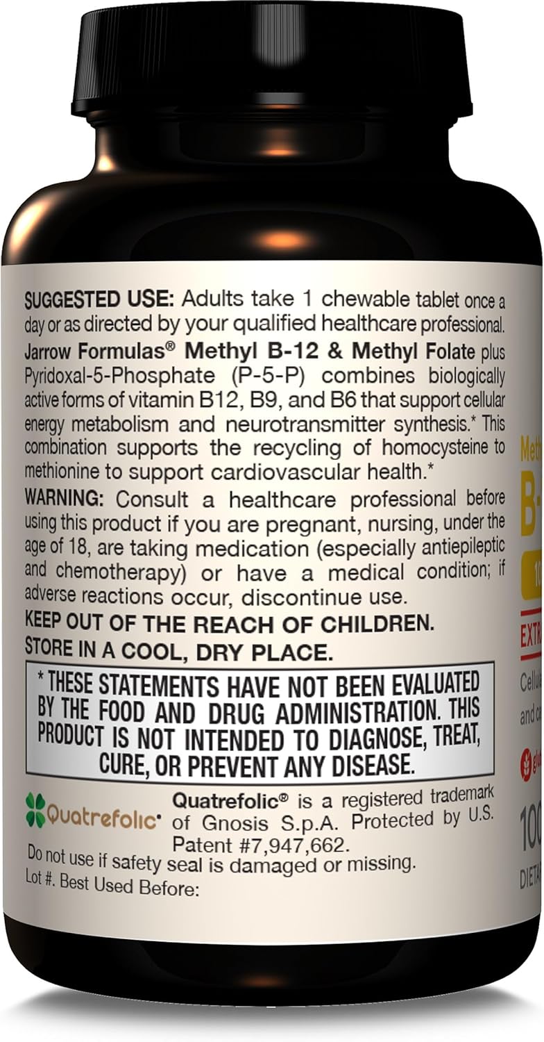 Jarrow Formulas® Methyl B-12 & Methyl Folate