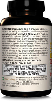 Jarrow Formulas® Methyl B-12 &amp; Methyl Folate