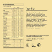 Huel Black Edition Vanilla meal powder nutrition ingredients label pouch 2.7kg