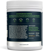 Full ingredients and nutrition panel for Good Green Vitality powder