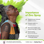 BetterYou Zinc Oral Spray, Lemon & Lime - 50ml