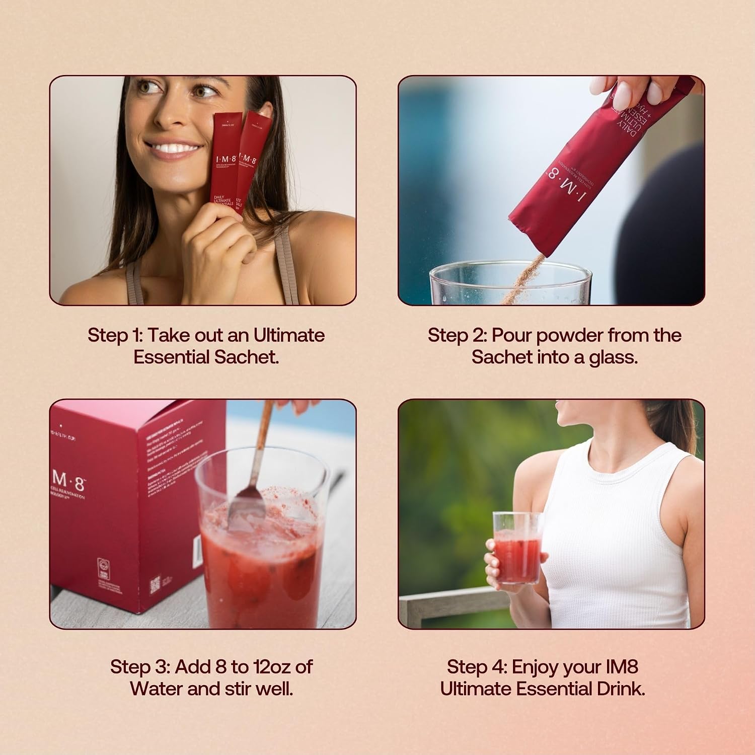 IM8 Daily Ultimate Essentials Açaí & Mixed Berries Starter Kit