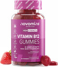 Novomins Vitamin B12 Gummies 1000mcg Strawberry - 60 Count