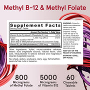 Jarrow Formulas® Methyl B-12 &amp; Methyl Folate