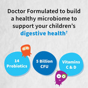 Garden of Life Kids Probiotic Organic Chewable - with Vitamin C & D