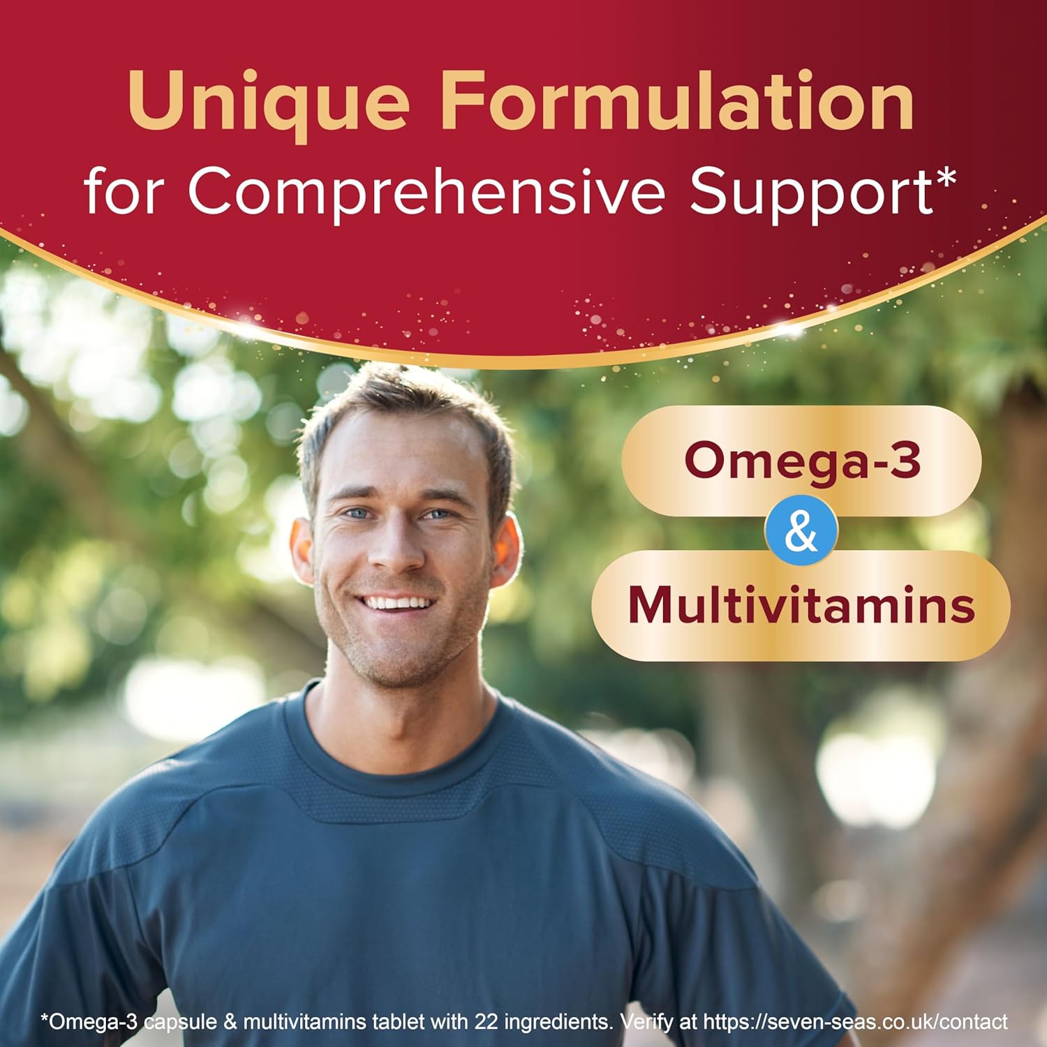 Seven Seas Omega-3 & Multivitamins for Men - 30-Day Duo Pack