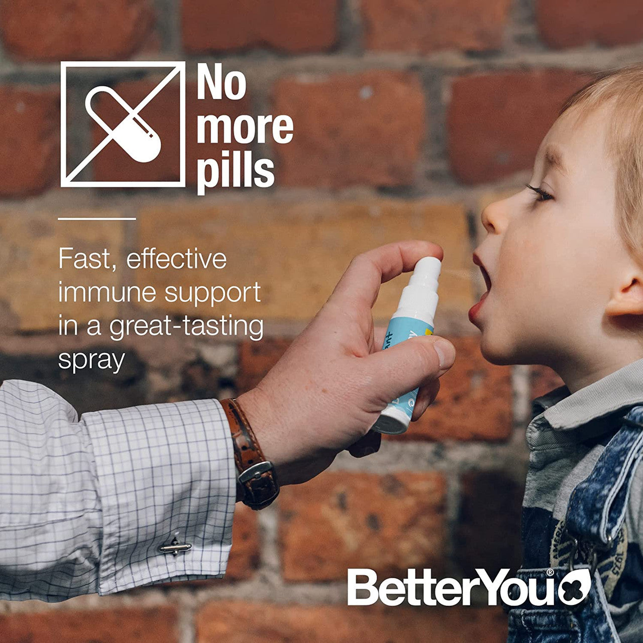 BetterYou Vitamin D 400 IU Infant Oral Spray, Flavour Free - 15ml