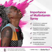 BetterYou MultiVitamin Daily Oral Spray, Blackcurrant & Plum - 25ml