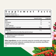 Supplement facts and dosage for Floradix Liquid Calcium.