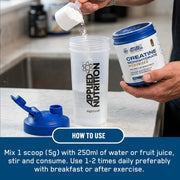Applied Nutrition Creatine Monohydrate Powder 250g serving instructions