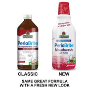 Nature’s Answer PerioBrite Cinnamint Mouthwash Alcohol-Free - 480ml. Old & new packaging