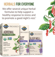 Garden of Life Organics Daily Balance - Adaptogenic Herbs & B Vitamins variants