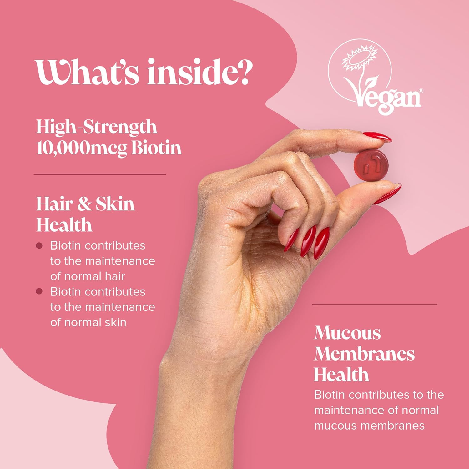 Novomins Nutrition Biotin Gummies 10,000 mg