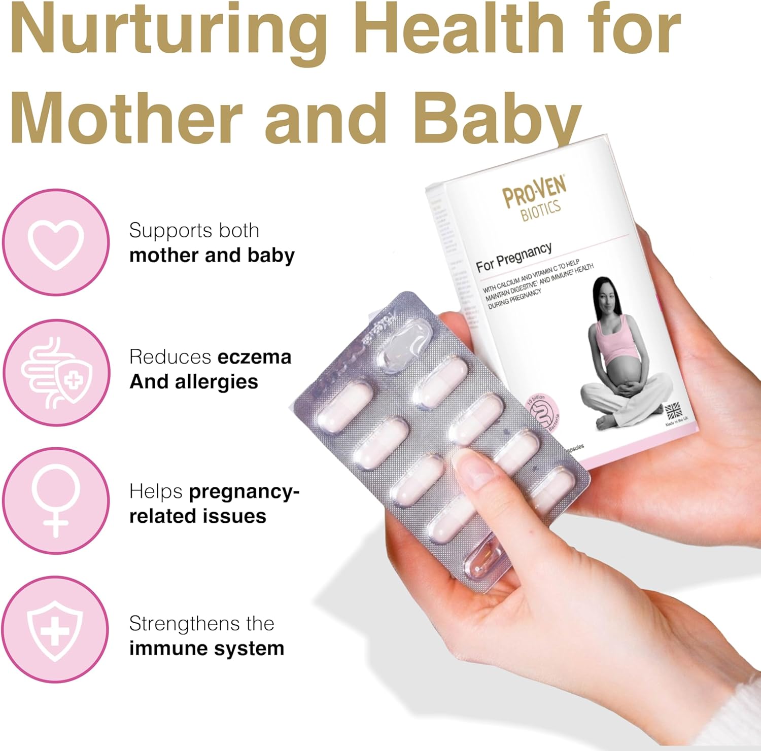 ProVen Probiotics for Pregnancy 10 Billion CFU - 30 Capsules