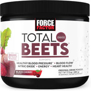 Force Factor Total Beets supplement container on a white background