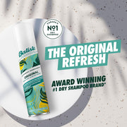 Batiste Dry Shampoo Original Classic Fresh 200ml can on white background.