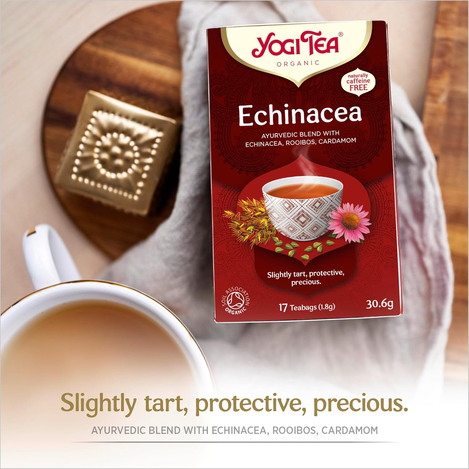 Yogi Tea Organic Echinacea Herbal Tea - 17 x 1.8g