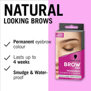 Schwarzkopf Brow Tint Dark Brown used for defined natural-looking eyebrows